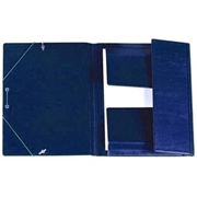 IBERPLAS CARPETA GOMAS PVC SOLAPAS FOLIO AZUL 343CS-01